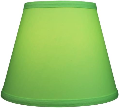 FenchelShades.com Lampshade 6" Top x 10" Bottom x 8" Slant Height With Spider Attachment 0.4 Inch Diameter for Lamps With a Harp (Pear)