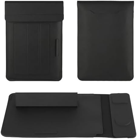 Laptop Sleeve Bag with Stand and Wireless Charger for MacBook Air 13.6 inch/Pro 14, MacBook Pro/Air/Neo 13, Bag for 14 inch Laptops with Wireless Charging 3 in 1
