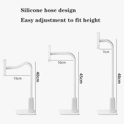 Eye-care Study Lamp, LED Desk Lamp for Home Office, Full Spectrum Eye Protection Desk Lamp, 4000K Adjustable Height Gooseneck Desk Light, Stepless Dimming, Touch Control ,LED Table Lamp(80cm)