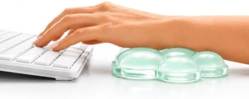 Cloud Gel Wrist Rest Set for Keyboard and Mouse – Ergonomic Wrist Support for Keyboard & Mouse Pad – Non-Slip Desk Wrist Support for Computer, Laptop & Gaming (Green)