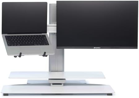 Perfect POSTURE Standing Desk Converter - Laptop & Monitor Riser - 18" Lift