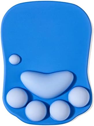 Cat Paw Mouse Pad, Ergonomic Mouse Mat with Wrist Support
