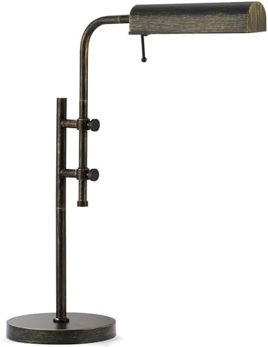 VONLUCE Industrial Table Lamp, Adjustable LED Desk Lamp for Home Office