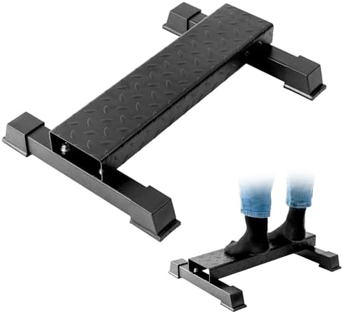 Steel Calf Raise Block, Heavy-Duty Stretch Platform, Leg Workout Equipment
