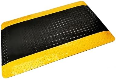 Anti Fatigue Mat Anti Static Rubber Work Mat Anti Slip Comfort Standing Mat Industrial Kitchen Floor Mat 20mm Thick(D,100x60 cm)