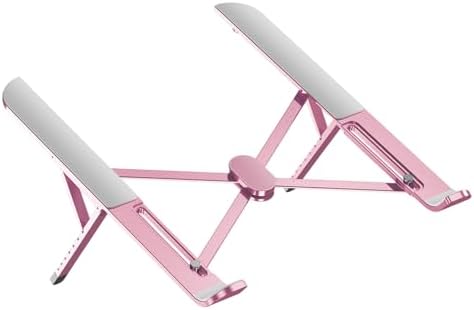 Space Saving Foldable Computer Stand with Enhances Ventilation for 17.3Inch Laptops and Tablets Foldable Laptop Stand