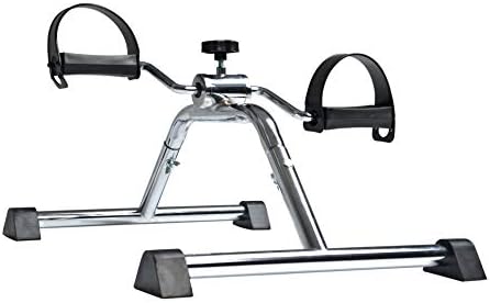 Lumex Pedal Floor Exerciser - Assembly Required, Mini Stationary Pedal Exerciser Under Desk Bike, Arm/Leg Workout Equipment, GF1965-1KD