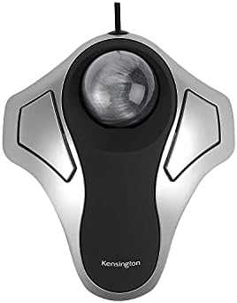 GBC Kensington 64327 Orbit Optical Trackball,6-Ft Cord,5-Inch x5-1/2-Inch x1-3/4-Inch,Black/Silver