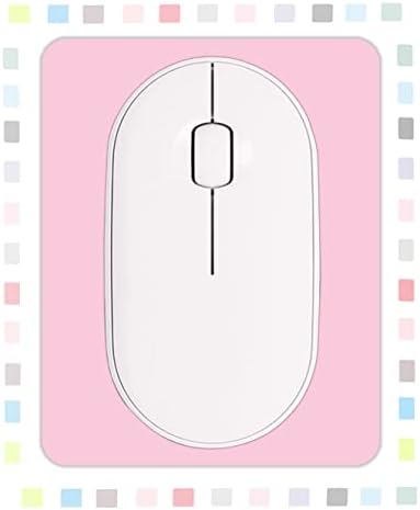 Small Rectangular Mouse pad Shop,only Takes up Mouse Space, Universal mini Mouse pad Portable Waterproof, with Non-Slip Glue Base, Pink 5X6 inches,