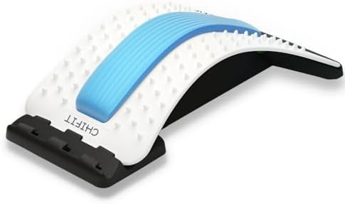 ChiFit Multi-Level Back Stretching Device - Immediate Relief for Herniated Disc, Sciatica, Scoliosis,Lower and Upper Back Stretcher Support and Pain Relief