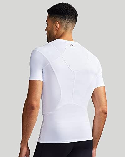 Tommie Copper Shoulder Support Shirt for Men, Posture Corrector Compression Shirt with UPF 50 Sun Protection