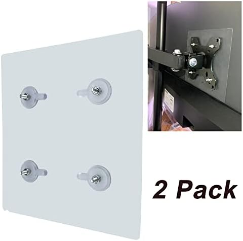 VESA Mount Adapter Bracket Kit Non-VESA Mounting Universal for 75 VESA Monitor Arm Compatible 2 Pack