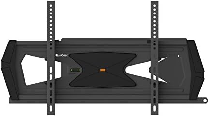 QualGear Heavy Duty Full Motion TV Wall Mount for 37"-70" Flat Panel and Curved TVs, Black (Qg-TM-032-Blk) [UL Listed]