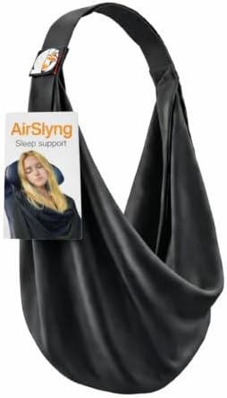 The Slyng-Premium Travel Blanket System – Airplane Sleep Support, Blanket Body Sling for Deep Sleep | Ultra-Soft, Breathable, Compact Carry-On Travel Essential for Long Flights and Car Road Trips