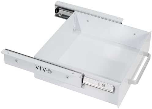 VIVO White 13 x 9 inch Under Desk Storage Drawer, DESK-DR1H-W