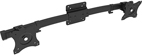 VIVO Black Dual VESA Bracket Adapter, Up to 27 in Screens, MOUNT-VW02A