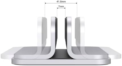 JOKItech Aluminum Laptop Stand, Sturdy and Adjustable, Compatible with Apple MacBook Pro/Air, Mac Mini, iPad Pro, Silver