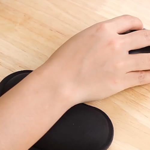 Ergonomic Wrist Pad for Users Featuring Memory Foam to Carpal Tunnel Syndrome Gaming Wrist Relief Hand Fatigue Reduction