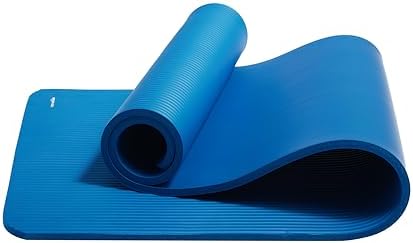 Amazon Basics Extra Thick Exercise Yoga Mat with Carrying Strap