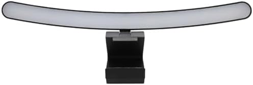 Cyrank Curved Monitor Light Bar, 3 Color Temperature LED Computer Desk Lamp Touch Control Monitor Lamp Type C Computer Light Clip on Keyboard Light