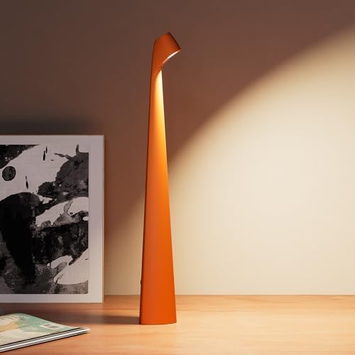 HAPYGI Cordless Rechargeable Reading Metal Table Lamp, 3-Level Brightness