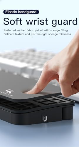 GK GAMAKAY 16.81'' Keyboard Wrist Rest Pad with Cleaning Tool Kit