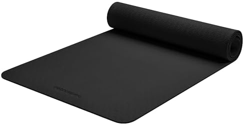 Retrospec Zuma Yoga Mat 6mm Thick Non-Slip TPE Exercise Mat | Cushioned Workout Mat for Yoga Pilates and Home Stretching | 72 x 24 with Carrying Strap