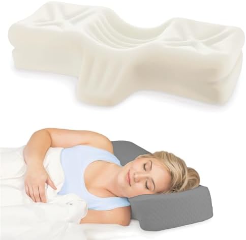 Therapeutica LITE Ergonomic Cervical Pillow for Neck Pain Relief, LRG, GR