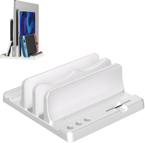 Vertical Laptop Stand, Adjustable 4 in 1 ABS Plastic Laptop
