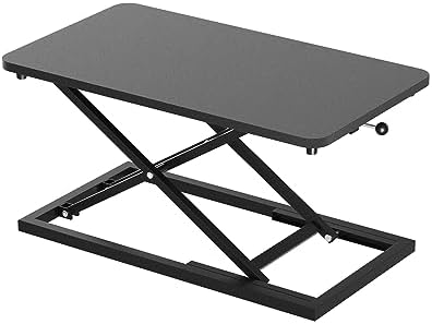 Decoholic 24 inch Height Adjustable Standing Desk Converter（Black）