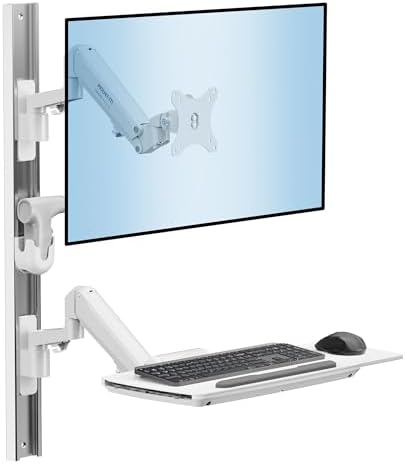 Mount-It! MedHub Medical Workstation Wall Mount, 17-43"