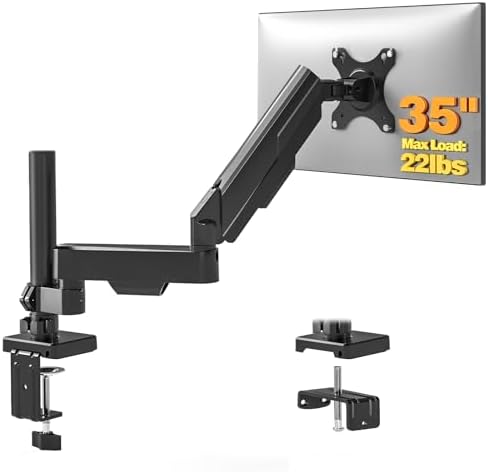 TVON Single Monitor Stand & Monitor Arm Desk Mount up to 35 Inches