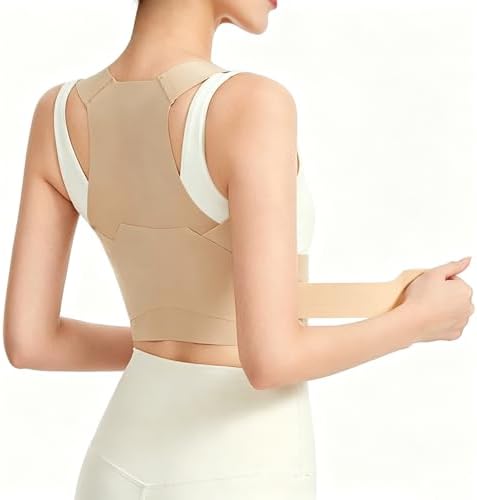 Posture Corrector for Women, Invisible Lightweight Adjustable Back Brace for Upper and Lower Back Pain Relief (Small)