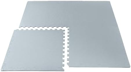 We Sell Mats 3/8" Thick Multipurpose EVA Foam Exercise Floor Mat, Interlocking Tiles, Anti-Fatigue for Home or Gym