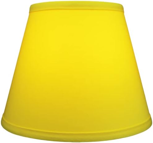 FenchelShades.com Lampshade 6" Top Diameter x 10" Bottom Diameter x 8" Slant Height 6x10x8" with Spider Attachment Diameter 0.4 Inch for Lamps with a Harp (Citrus)