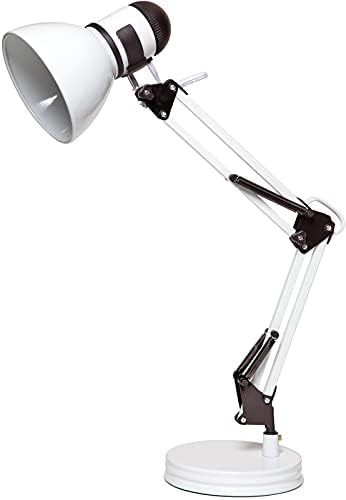 Boston Harbor TL-WK-134E-WH-3L Desk Lamp Swing Arm, White
