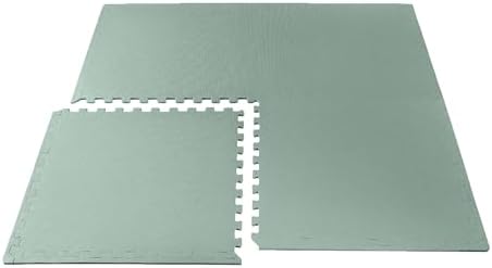 We Sell Mats 3/8" Thick Multipurpose EVA Foam Exercise Floor Mat, Interlocking Tiles, Anti-Fatigue for Home or Gym