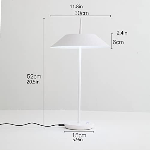 YYDS Desk lamp Iron Eye Protection Desk Lamp Non-Glare Umbrella Shape Suitable for Living Room and Bedroom (Size: 30 * 52 * 15 cm) Desk Light (Color : Gold)