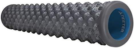 Teeter Massage Foam Roller - Textured for Deep Tissue Muscle Relief to Boost Recovery, Flexibility, Mobility - Back Pain Relief, Sports Massage, Myofascial Release