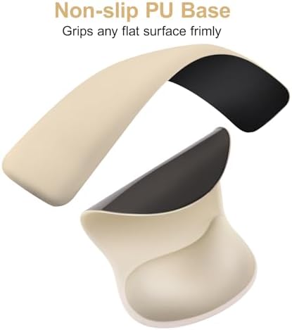 MOSISO Wrist Rest Support for Mouse Pad & Keyboard Set, Khaki