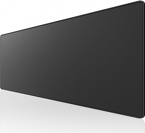 KTRIO Large Gaming Mouse Pad Desk Mat for Gamer, 35.4" x 15.7", Black, XXXL