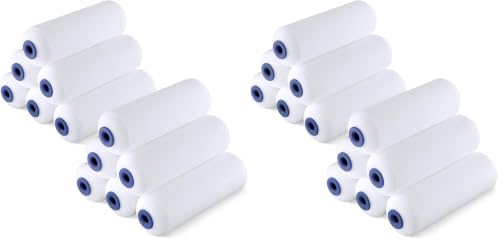WORKPRO 4" Foam Paint Roller, 24-Pack Small Paint Rollers
