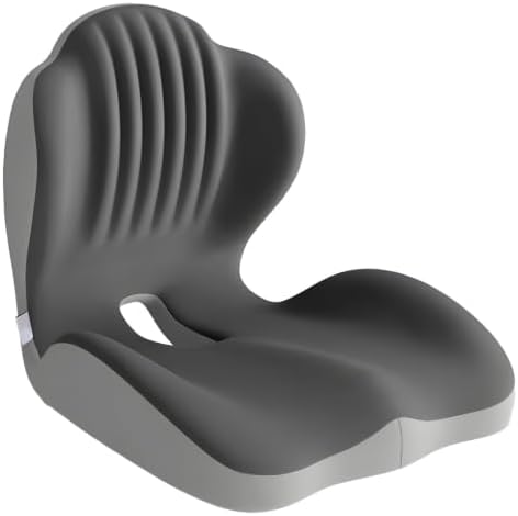 L-Shaped Memory Foam Seat Cushion for Car, Ergonomic Seat Cushion for Pain Relief, Premium, Anti-Slip Bottom, Universal Chair Cushion for Car Seat, Office Chair, Wheelchair, Gaming Chair