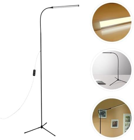 Alipis Dimmable Gooseneck Desk Lamp with Clip, LED Eye Protection