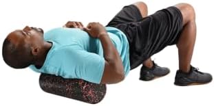 2-Pack 18" x 6" high Density Foam Rollers for self-Massage, Stretching, Muscle Recovery. Firm Speckled Foam, Easy to Clean. Compact Size for Home or Gym.