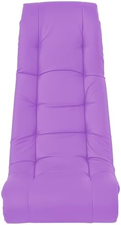 Factory Direct Partners Soft Tufted Floor Rocker - Cushioned Ground Chair for Kids Teens and Adults - Great for Reading, Gaming, Meditating, TV - Lavender, 10488-LV