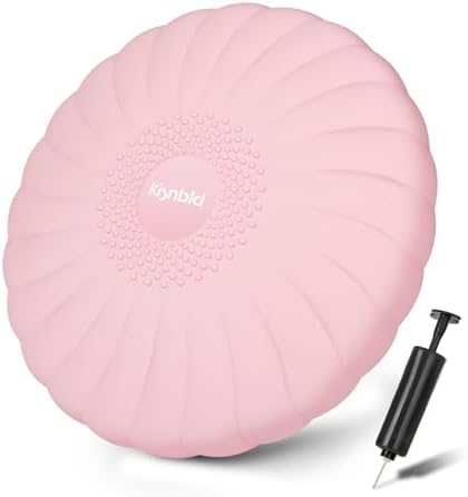 kisnbld Wobble Cushion, Balance Disc with Pump, Core & Posture Training