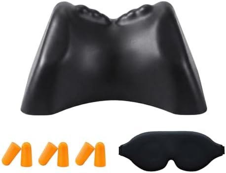 Stress Relief Nap Kit - Neck Stretcher - Sleep Eye Mask - Foam Earplugs