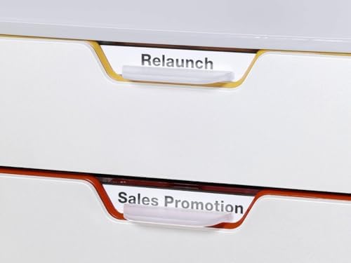 Durable, Varicolor Drawer Organizer, 7 Color Coded Drawers, White