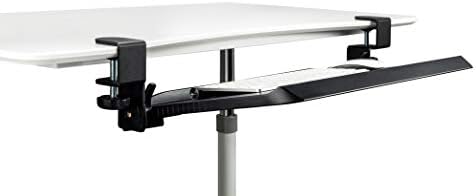 Mobotron Clamping Under-Desk Keyboard Tray with Ergonomic 3-Angle Adjustment